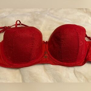 Lane Bryant Cacique Boost Strapless Bra Size 42DDD